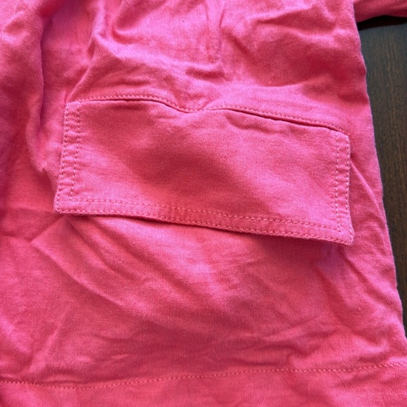 Calson‎  NWT Cherry Red Chateaux Linen Blend Belted Jacket - Picture 11 of 12